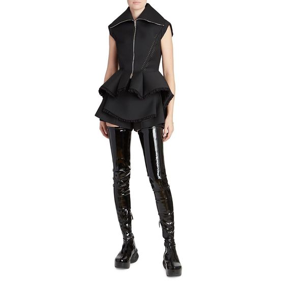 Givenchy Jackets & Blazers - Givenchy Sleeveless Peplum Zip-Up Vest FR 36/US 4 $4250